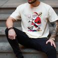 Baseball Christmas Santa Claus Batter Baseball Drip Men's Comfort Colors T-Shirt Ivory Baseball Christmas Santa Claus Batter Baseball Drip Men's Comfort Colors T-Shirt Ivory