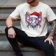 Baseball Christmas Santa Hat Baseball Christmas Drip Men's Comfort Colors T-Shirt Ivory Baseball Christmas Santa Hat Baseball Christmas Drip Men's Comfort Colors T-Shirt Ivory