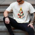 Baseball Christmas Tree Lights Santa Sport Player Lover Xmas Men's Comfort Colors T-Shirt Ivory Baseball Christmas Tree Lights Santa Sport Player Lover Xmas Men's Comfort Colors T-Shirt Ivory