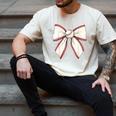 Baseball Coquette Bow Cute Baseball Game Men's Comfort Colors T-Shirt Ivory Baseball Coquette Bow Cute Baseball Game Men's Comfort Colors T-Shirt Ivory