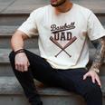 Baseball Dad Father's Day Baseball Daddy Game Day Toddlers Men's Comfort Colors T-Shirt Ivory Baseball Dad Father's Day Baseball Daddy Game Day Toddlers Men's Comfort Colors T-Shirt Ivory