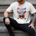 Baseball Dad Game Day Vibes Ice Cream Drip Baseball Daddy Men's Comfort Colors T-Shirt Ivory Baseball Dad Game Day Vibes Ice Cream Drip Baseball Daddy Men's Comfort Colors T-Shirt Ivory