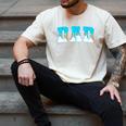 Baseball Dad Ice Cream Drip Happy Fathers Day Men's Comfort Colors T-Shirt Ivory Baseball Dad Ice Cream Drip Happy Fathers Day Men's Comfort Colors T-Shirt Ivory