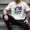 Baseball Dad Kids Birthday Baseball Drip Ice Cream Family Men's Comfort Colors T-Shirt Ivory Baseball Dad Kids Birthday Baseball Drip Ice Cream Family Men's Comfort Colors T-Shirt Ivory