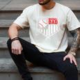 Baseball Dad Men USA American Flag Fathers Day 4th Of July Premium Men's Comfort Colors T-Shirt Ivory Baseball Dad Men USA American Flag Fathers Day 4th Of July Premium Men's Comfort Colors T-Shirt Ivory