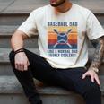 Baseball Dad Like A Normal Dad Only Cooler Men's Comfort Colors T-Shirt Ivory