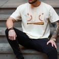 Baseball Dad Novelty Sports Love Fathers Day Men's Comfort Colors T-Shirt Ivory