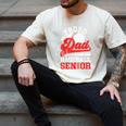 Baseball Dad Shirt Proud Dad Of A Baseball 2025 Senior Men's Comfort Colors T-Shirt Ivory