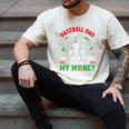 Baseball Dad The Only Thing I Throw Is My Money Father Daddy Men's Comfort Colors T-Shirt Ivory