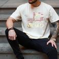 Baseball Dad US Flag For Dad Men Patriotic Fathers Day Men's Comfort Colors T-Shirt Ivory