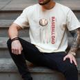 Baseball DAD USA American Flag Fathers Day 4th Of July Men's Comfort Colors T-Shirt Ivory