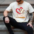 Baseball Daddy Baseball Heart Family Matching Men's Comfort Colors T-Shirt Ivory