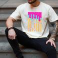 Baseball Drip Bat Boys Ice Cream American Flag 4th Of July Men's Comfort Colors T-Shirt Ivory Baseball Drip Bat Boys Ice Cream American Flag 4th Of July Men's Comfort Colors T-Shirt Ivory