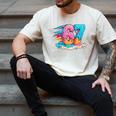 Baseball Drip Ice Cream 67 Graffiti Splash Melt Men's Comfort Colors T-Shirt Ivory Baseball Drip Ice Cream 67 Graffiti Splash Melt Men's Comfort Colors T-Shirt Ivory