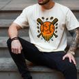 Baseball Drip Ice Cream Dripping Blaze Hunter Orange Camo Men's Comfort Colors T-Shirt Ivory Baseball Drip Ice Cream Dripping Blaze Hunter Orange Camo Men's Comfort Colors T-Shirt Ivory