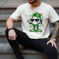 Baseball Drip Ice Cream Shamrock Kids Boy St Patrick’s Day Men's Comfort Colors T-Shirt Ivory