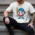 Baseball Drippy Style Apparel For Boys Youth Cool Baseball Men's Comfort Colors T-Shirt Ivory