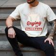 Baseball Game Day There Is No Crying In Baseball Men's Comfort Colors T-Shirt Ivory Baseball Game Day There Is No Crying In Baseball Men's Comfort Colors T-Shirt Ivory