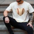 Baseball Heart Shape Valentines Day Love Boys Kids Men Men's Comfort Colors T-Shirt Ivory Baseball Heart Shape Valentines Day Love Boys Kids Men Men's Comfort Colors T-Shirt Ivory