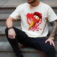 Baseball Heart Valentine Baseball Ice Cream Drip Boys Girls Men's Comfort Colors T-Shirt Ivory Baseball Heart Valentine Baseball Ice Cream Drip Boys Girls Men's Comfort Colors T-Shirt Ivory