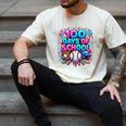 Baseball Ice Cream Drip 100 Days Of School Student Teacher Men's Comfort Colors T-Shirt Ivory