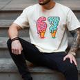 Baseball Ice Cream Drip 6 7 Kids 67 Birthday Men's Comfort Colors T-Shirt Ivory Baseball Ice Cream Drip 6 7 Kids 67 Birthday Men's Comfort Colors T-Shirt Ivory