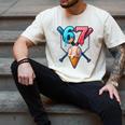 Baseball Ice Cream Drip 67 Six Seven Gen Alpha Slang Meme Men's Comfort Colors T-Shirt Ivory Baseball Ice Cream Drip 67 Six Seven Gen Alpha Slang Meme Men's Comfort Colors T-Shirt Ivory