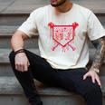 Baseball Ice Cream Drip Number 67 Meme Valentine Couple Love Men's Comfort Colors T-Shirt Ivory