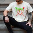Baseball Ice Cream Drip Number 67 Player 6 7 Christmas Pjs Men's Comfort Colors T-Shirt Ivory