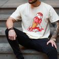 Baseball Ice Cream Drip Youth Strawberry Baseball Red Men's Comfort Colors T-Shirt Ivory