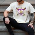 Baseball Mardi Gras Carnival Party Mask Ice Cream Drip Boys Men's Comfort Colors T-Shirt Ivory