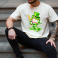 Baseball Player Ice Cream Drip Shamrocks St Patrick's Day Men's Comfort Colors T-Shirt Ivory Baseball Player Ice Cream Drip Shamrocks St Patrick's Day Men's Comfort Colors T-Shirt Ivory