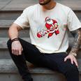 Baseball Santa 67 Christmas Xmas Pajamas Boys Men's Comfort Colors T-Shirt Ivory Baseball Santa 67 Christmas Xmas Pajamas Boys Men's Comfort Colors T-Shirt Ivory