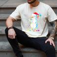 Baseball Snowman Drip Cool Christmas Men Boys Girls Men's Comfort Colors T-Shirt Ivory