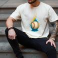 Baseball Splash Team Player For Kids Men Women Men's Comfort Colors T-Shirt Ivory