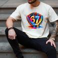 Baseball Stuff Six Seven 67 Ice Cream Drip 6 7 Baseball Kids Men's Comfort Colors T-Shirt Ivory