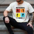 Best Baseball Dad Baseball Baseball Player Dad Saying Men's Comfort Colors T-Shirt Ivory