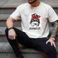 Bleached Nanny Life Soccer Messy Bun Baseball Game Day Men's Comfort Colors T-Shirt Ivory Bleached Nanny Life Soccer Messy Bun Baseball Game Day Men's Comfort Colors T-Shirt Ivory