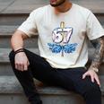 Blue Camo Baseball 67 Six Seven Camo Ice Cream Drip Boy Teen Men's Comfort Colors T-Shirt Ivory Blue Camo Baseball 67 Six Seven Camo Ice Cream Drip Boy Teen Men's Comfort Colors T-Shirt Ivory