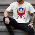 Boricua Puerto Rico Baseball Coqui Frog Pava Hat Fan Men's Comfort Colors T-Shirt Ivory
