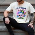 Bruh Baseball Drip Boys Youth Ice Cream Dripping Baseball Men's Comfort Colors T-Shirt Ivory Bruh Baseball Drip Boys Youth Ice Cream Dripping Baseball Men's Comfort Colors T-Shirt Ivory