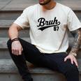 Bruh Baseball Style Number 67 Sports Bro Slang Meme Brother Men's Comfort Colors T-Shirt Ivory Bruh Baseball Style Number 67 Sports Bro Slang Meme Brother Men's Comfort Colors T-Shirt Ivory