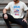 Bruh I'm 7 Baseball Ice Cream Drip It's My 7th Birthday Men's Comfort Colors T-Shirt Ivory