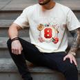Bruh I'm 8 Baseball 8th Birthday Sports 8 Year Old Boy Men's Comfort Colors T-Shirt Ivory