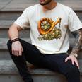 Camo Ice Cream Drip Baseball Stuff Baseball Drip Boys Men's Comfort Colors T-Shirt Ivory