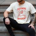 Catchers Are Built Different Baseball Catcher Men's Comfort Colors T-Shirt Ivory
