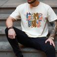 Checkered Leopard Game Day Baseball Men Women Kids Men's Comfort Colors T-Shirt Ivory Checkered Leopard Game Day Baseball Men Women Kids Men's Comfort Colors T-Shirt Ivory