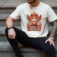 Chinese New Year 2026 Fire Horse Celebration Raglan Baseball Tee Men's Comfort Colors T-Shirt Ivory