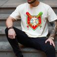 Christmas Baseball Ice Cream Drip Men Women Kids Men's Comfort Colors T-Shirt Ivory Christmas Baseball Ice Cream Drip Men Women Kids Men's Comfort Colors T-Shirt Ivory