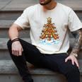 Christmas Baseball Tree Lights Xmas Men's Comfort Colors T-Shirt Ivory